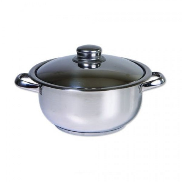 Oală din inox COCINERA cu capac, diametru 30 cm, capacitate 12 litri