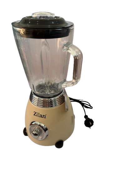 Blender Zilan retro 500 W cu vas din sticlă de 1,5 litri