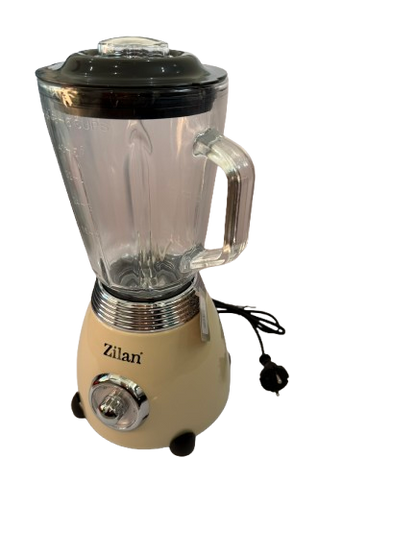 Blender Zilan retro 500 W cu vas din sticlă de 1,5 litri