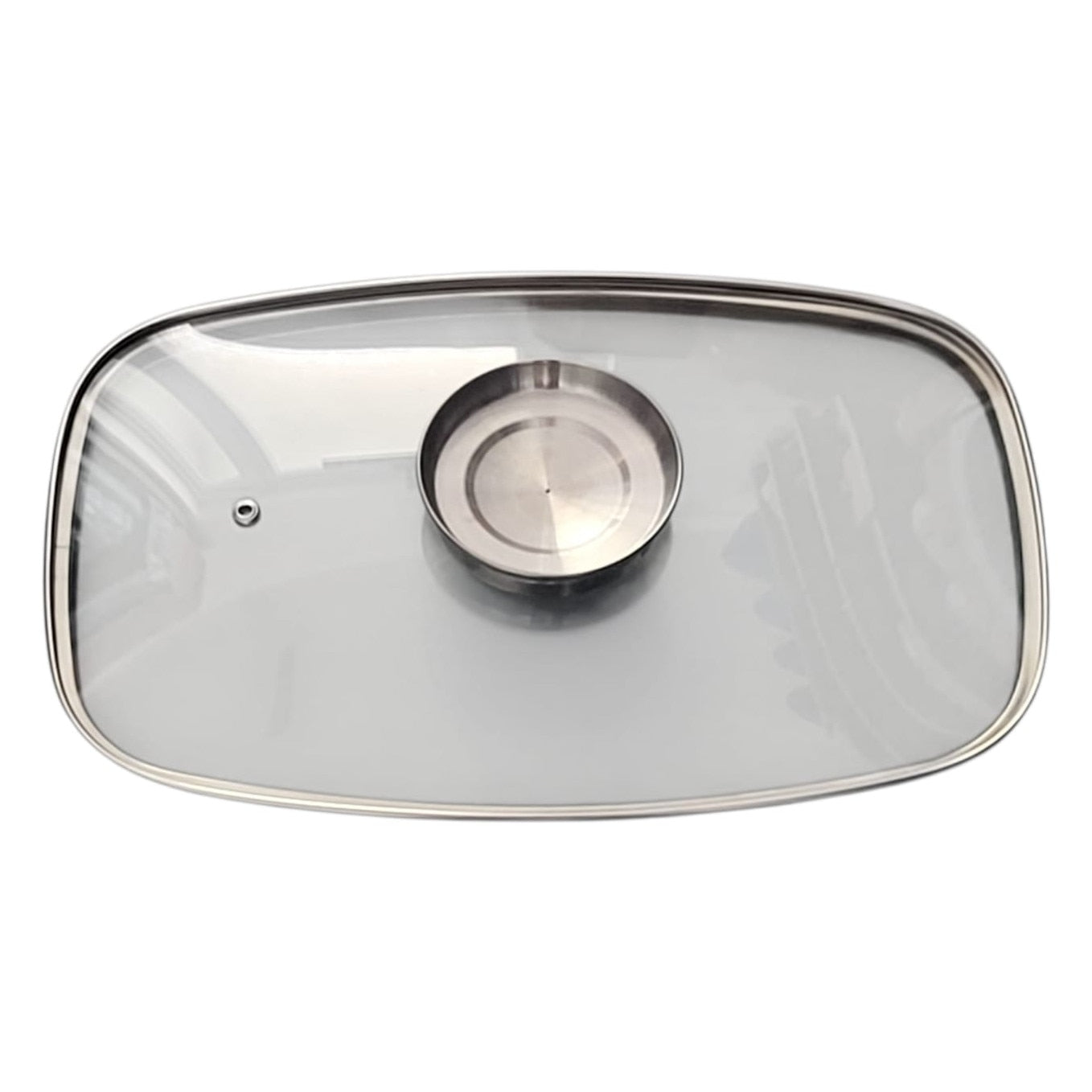 Cratiță Grunberg ceramică 32 cm, capac din sticlă