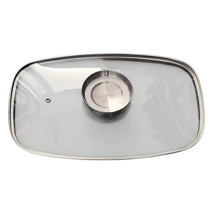 Cratiță Grunberg ceramică 32 cm, capac din sticlă