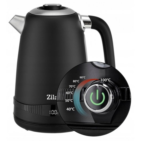 Fierbător electric Zilan ZLN1001 cu afișaj digital și reglaj temperatură 40–100°C