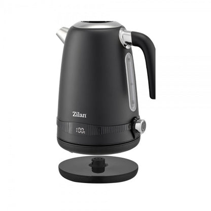 Fierbător electric Zilan ZLN1001 pe bază rotativă, design modern negru
