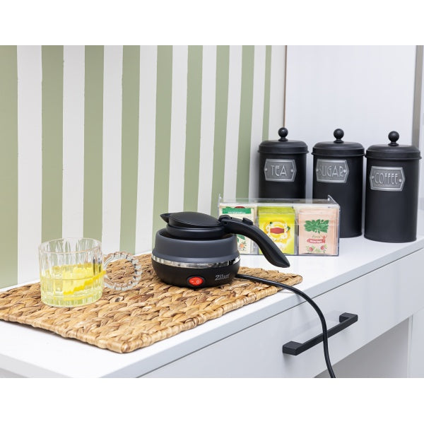Fierbător electric pliabil Zilan în bucătărie, utilizare zilnică