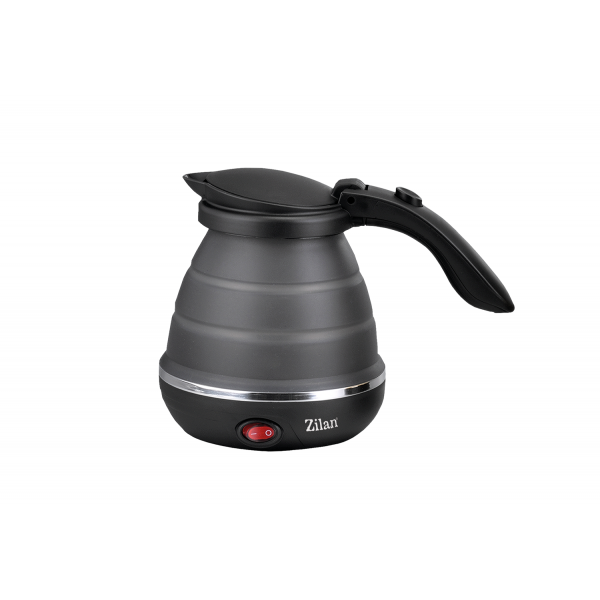 Fierbător electric pliabil Zilan, 0.5L, silicon durabil, vedere frontală