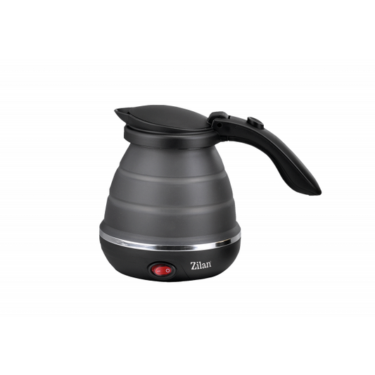 Fierbător electric pliabil Zilan, 0.5L, silicon durabil, vedere frontală