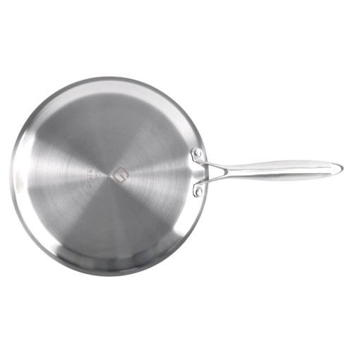 Tigaie Grunberg Gallant din inox 28 cm cu capac din sticlă, spate